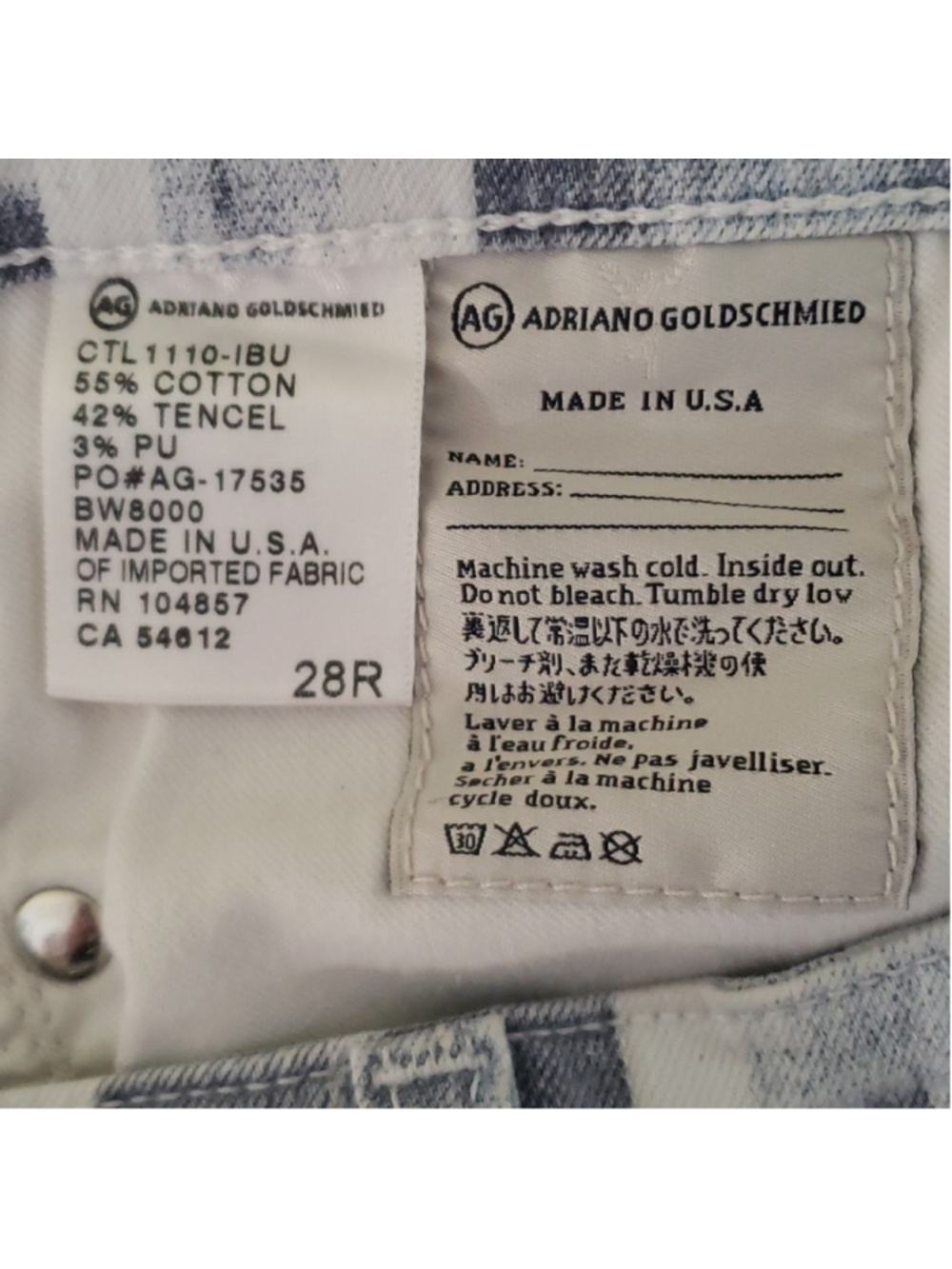 Ag adriano goldschmeid cigarette leg - women's - Picture 10 of 10